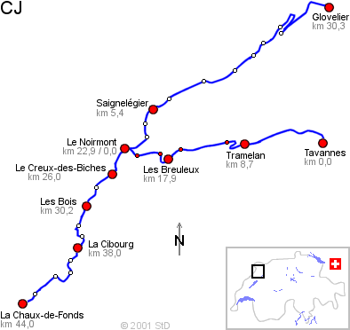BLM-Route map