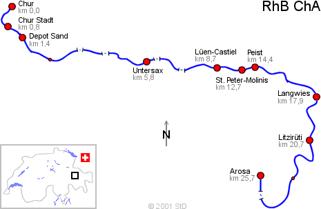 Streckenplan