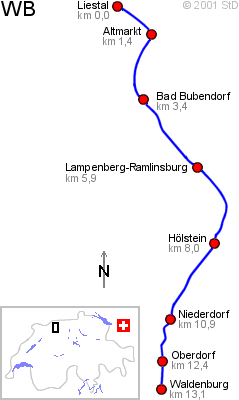 WB route map