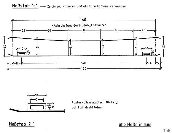 Fahrleitungs-Übergangsstück