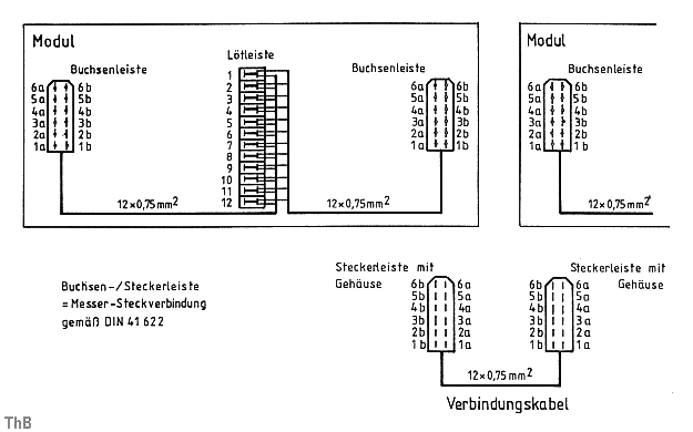 Prinzipschaltbild der Elektroinstallation